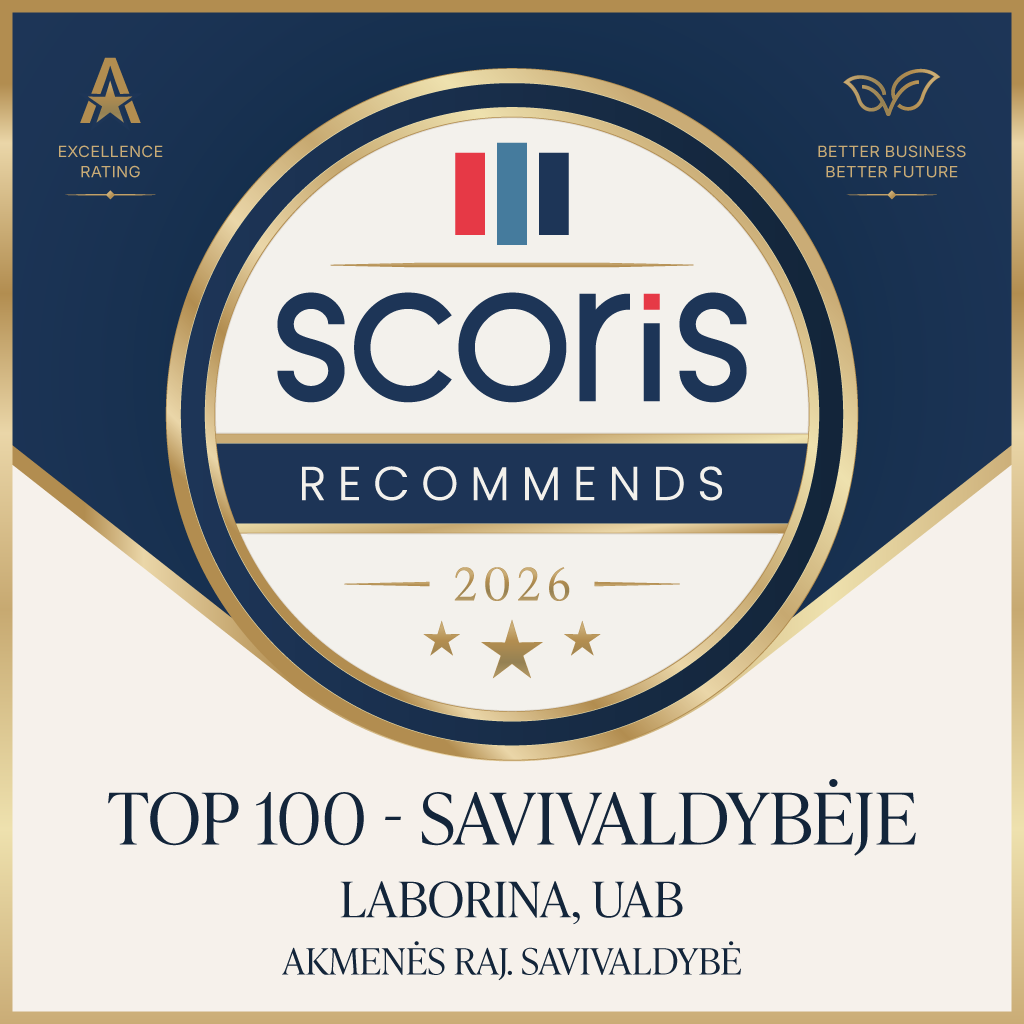 SCORIS recommends 2026 – UAB Laborina